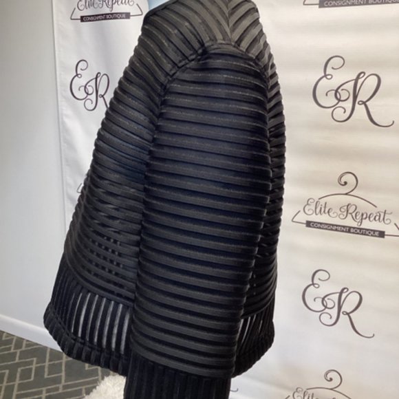 Kenzo Sheer Stripe Sz 40 Top - Picture 2 of 4